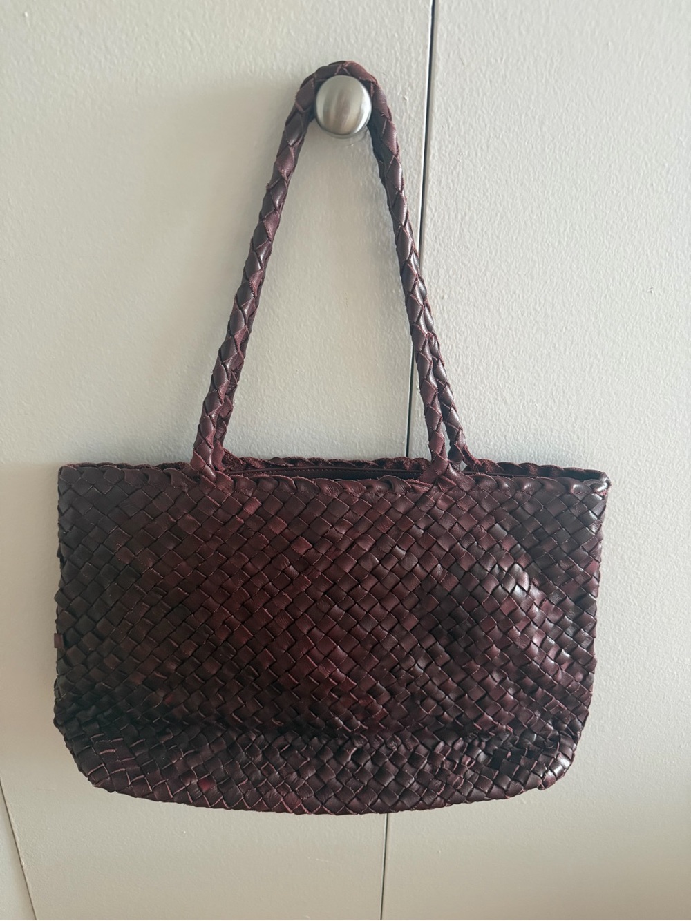 Dragon Diffusion Tote in Deep Burgundy - used once